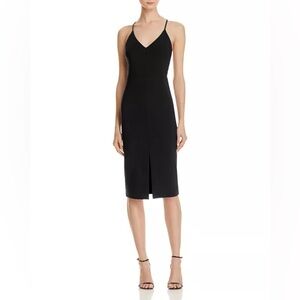 Likely Brooklyn front slit midi dress